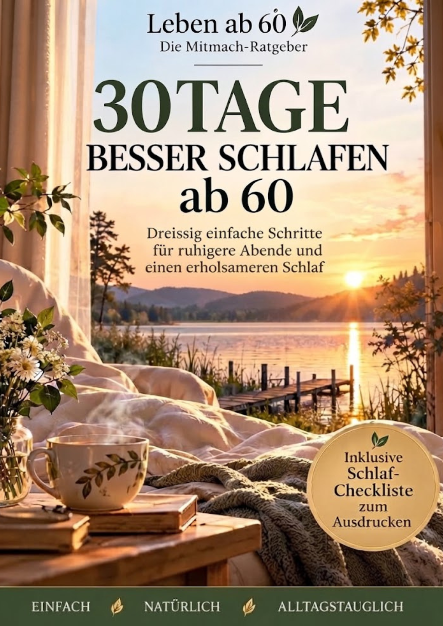 30 Tage besser schlafen ab 60 – Mitmach-Ratgeber
