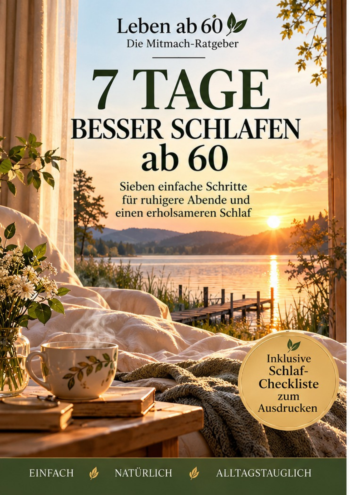7 Tage besser schlafen ab 60 – kostenloser Mitmach-Ratgeber