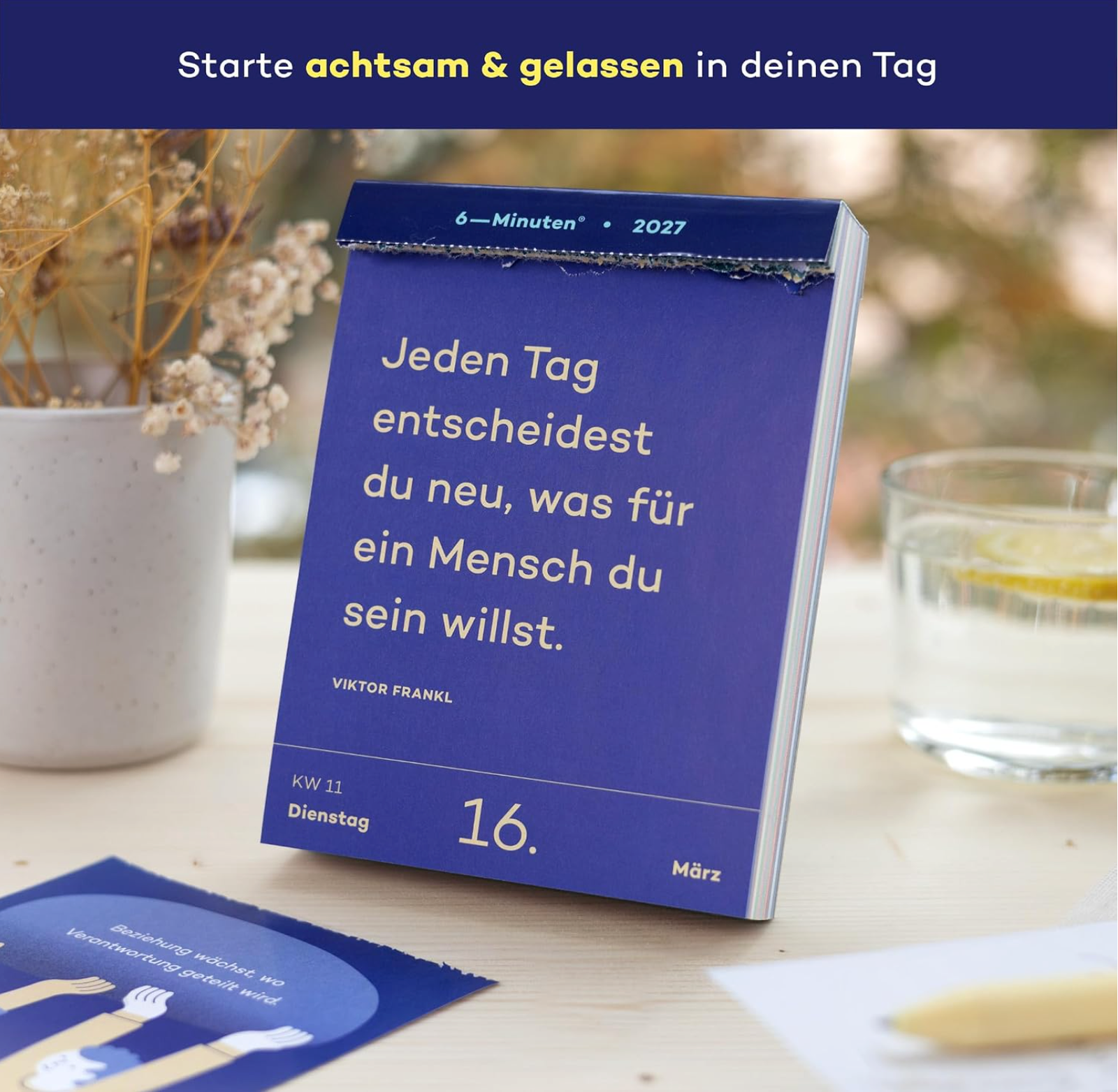 Achtsamkeitskalender 2027 mit 365 Glücksimpulsen