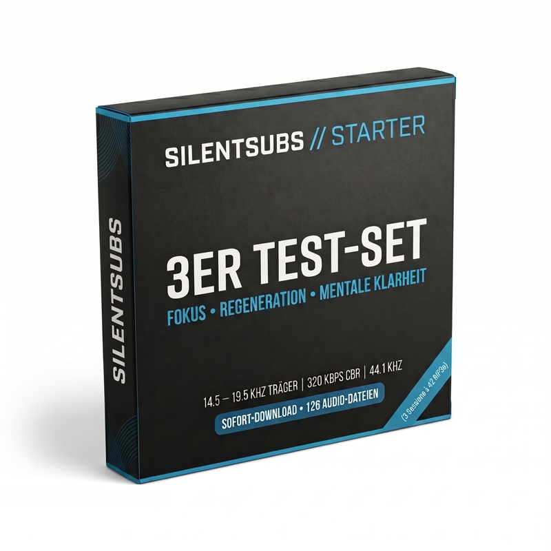 SilentSubs kostenloses 3er-Testset für Entspannung