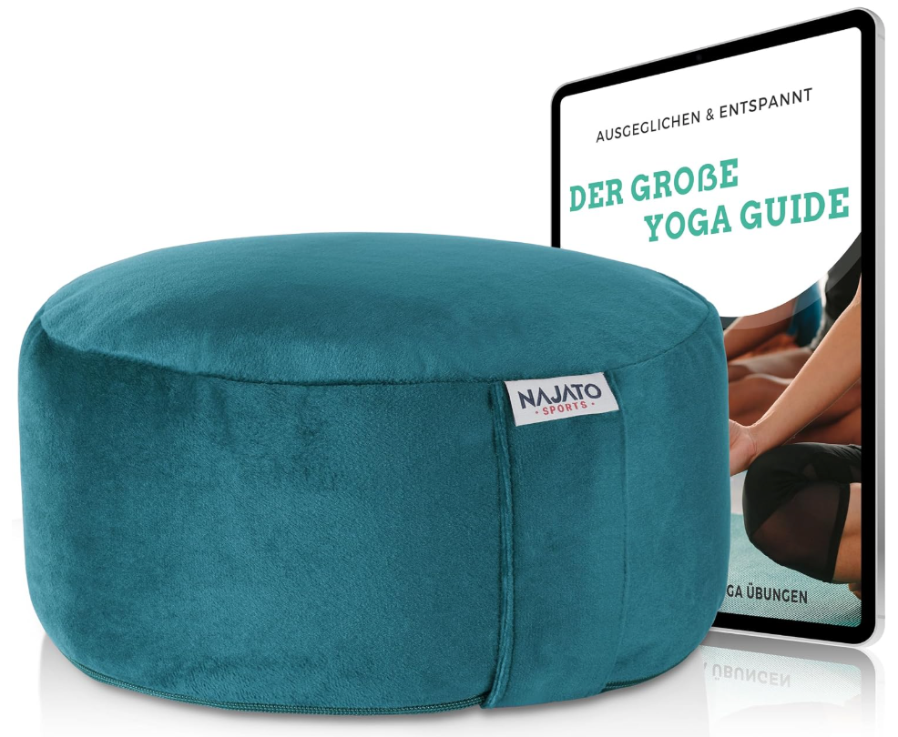 NAJATO Sports Yogakissen und Meditationskissen